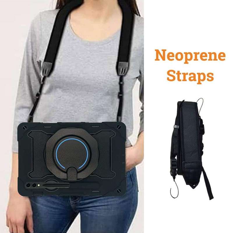 Protective Cover Case with Strap for Samsung Galaxy Tab S9+