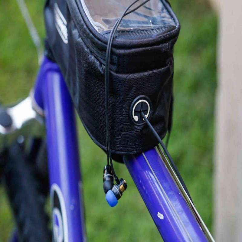 Bicycle Tube Bag with Clear TPU Cover for GPS/ Phone/ Keys