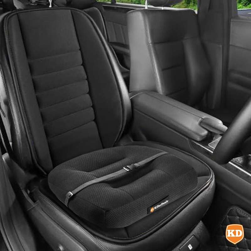 Killer Deals Adult Car Booster Cushion - See Over The Wheel, Drive Safer