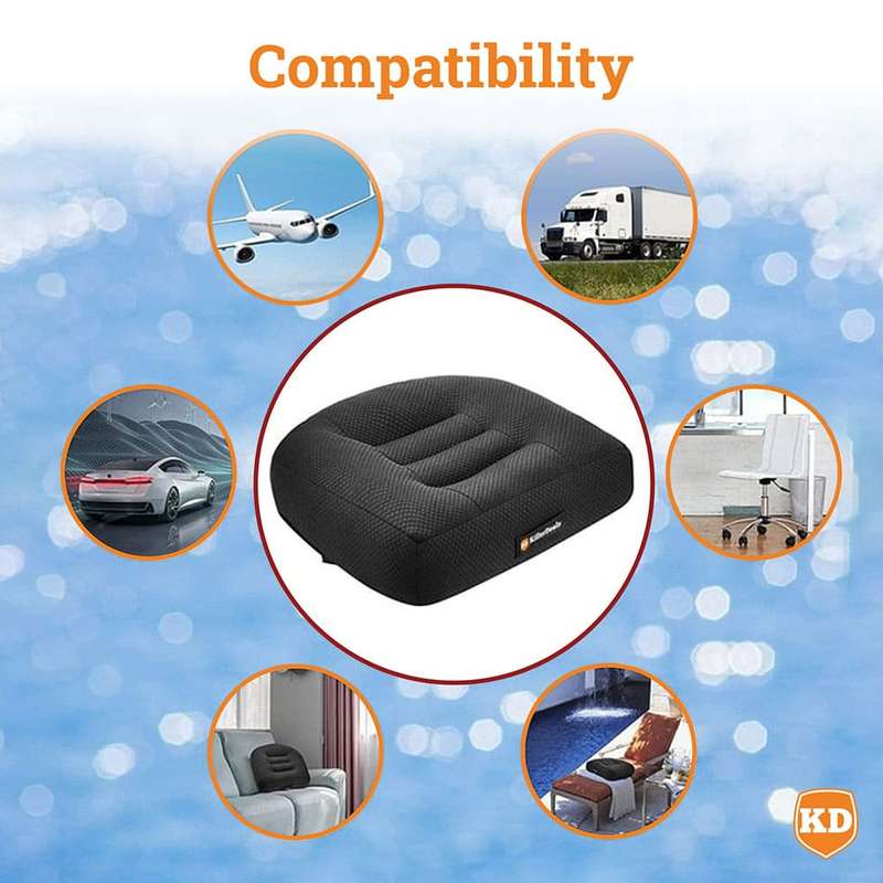 Killer Deals Adult Car Booster Cushion - See Over The Wheel, Drive Safer