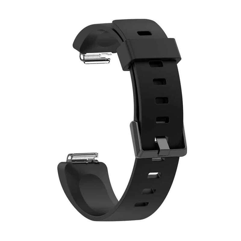 Silicone Strap for Fitbit Inspire/Inspire HR/Fitbit Ace 2 (M/L) -Black