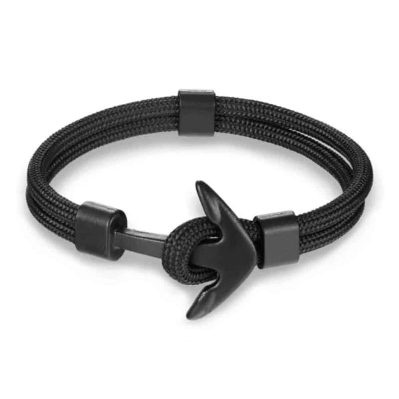 Killer Deals Custom Hand Fashion Nylon Rope Anchor Clasp Bracelet- S/M