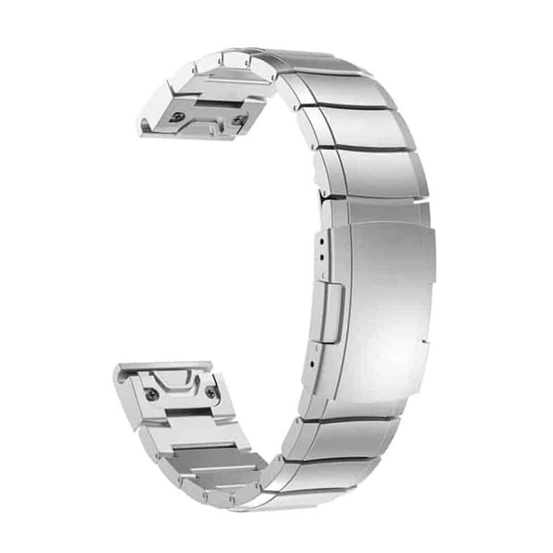 Killer Deals Stainless steel Strap for 20mm Garmin Fenix 5S/6S - Black + Link removal tool