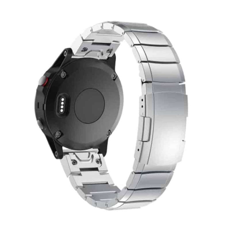 Killer Deals Stainless steel Strap for 20mm Garmin Fenix 5S/6S - Black + Link removal tool