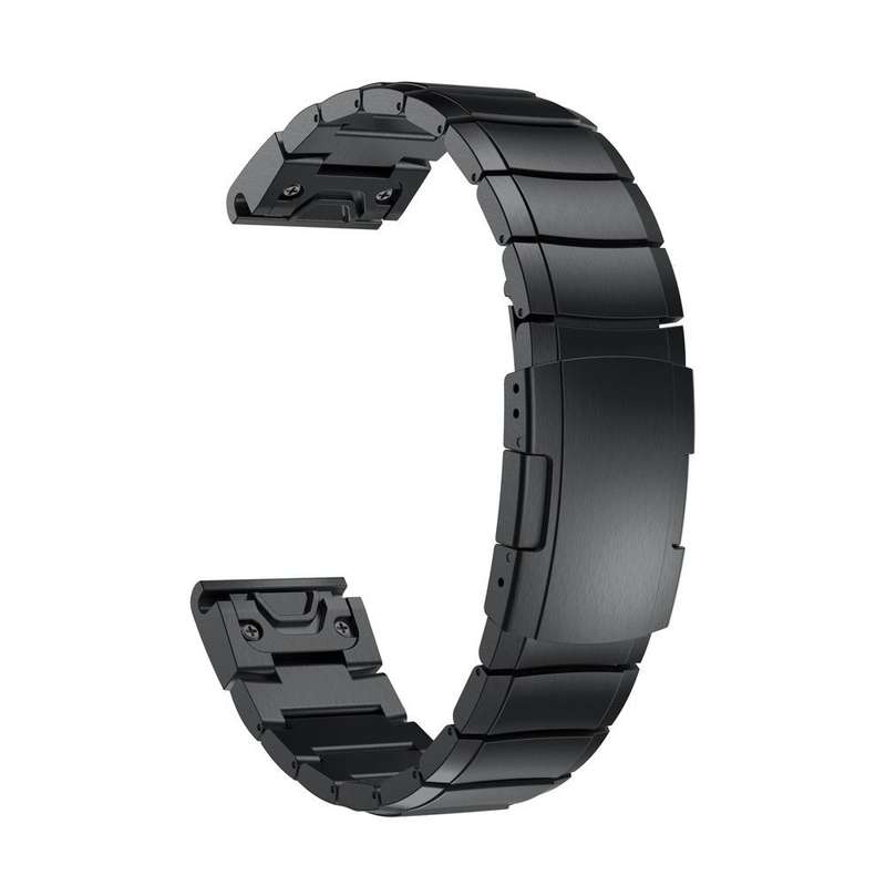 Killer Deals Stainless steel Strap for 20mm Garmin Fenix 5S/6S - Black + Link removal tool