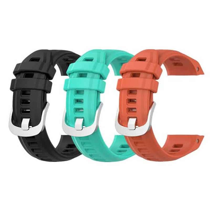 22mm Garmin Instinct Replacement Silicone Strap - Frost Blue