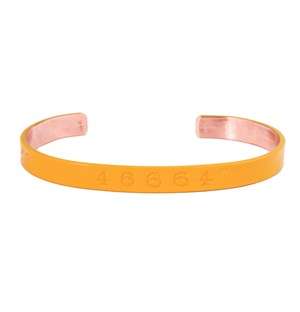 46664 Copper Bangle Yellow