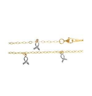 9ct Yellow Gold Charm Anklet