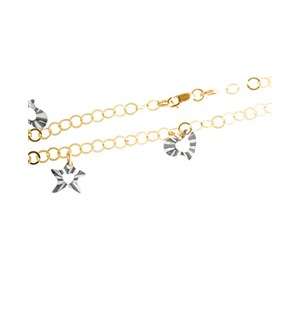 9ct Yellow and White Gold Bracelet