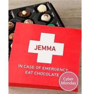 Emergency Chocolate Tray Personalised