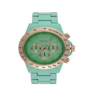 Bad Girl Foxy Mint Green Ladies Watch