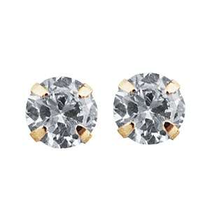 Yellow Gold Claw Studs