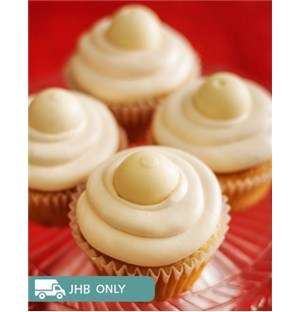 White Lindt Chocolate Cupcakes