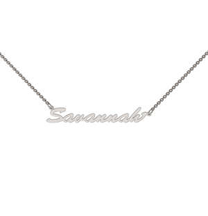 Memi Personalised Single Name Necklace