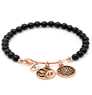 Chrysalis Tranquility Black Agate Bangle