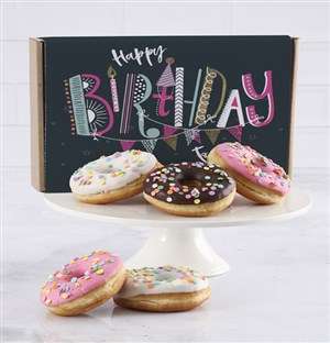 Birthday Confetti Doughnut Box