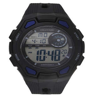 Digitime LCD Rivet Watch