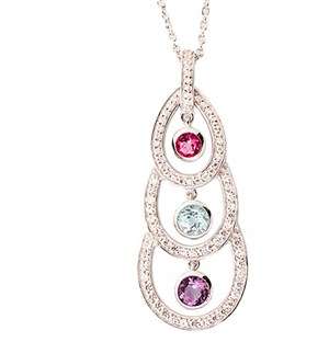 Silver Cubic Necklace