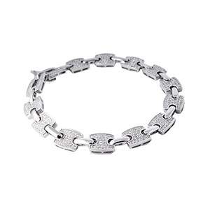 Silver cubic Bracelet