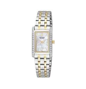 Ladies Citizen Two Tone Quartz Watch EK112454D