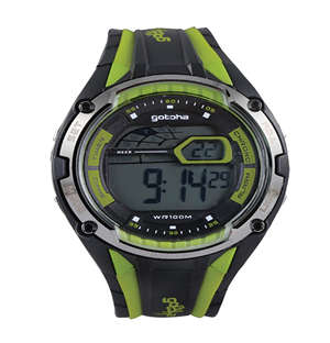 Gotcha Black and Green Gents Watch