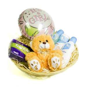Baby Girl Pamper Basket