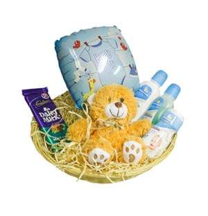 Baby Boy Pamper Basket