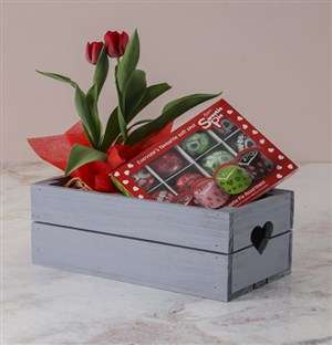 Tulips And Chocs Mothers Day Crate