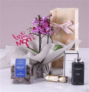 Love You Mothers Day Orchid Gift Combo