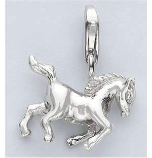 Miss Silver Horse Charm