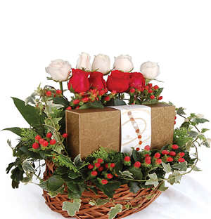 Romantic Roses and Chocolate Truffles