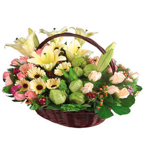 Simply Beautiful Flower Basket