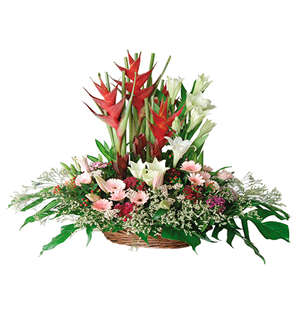 Paradise Flower Basket