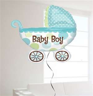 Baby Boy Buggy Super Shape Balloon