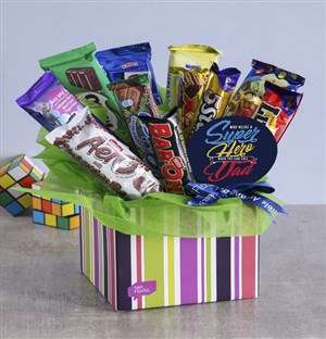Superhero Chocolate Box for Dad