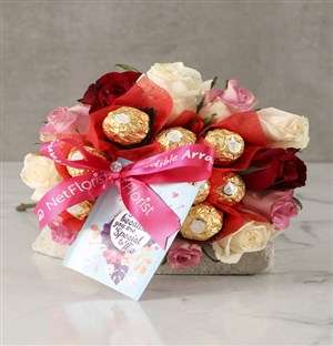 Mixed Roses Special to Me Edible Arrangement