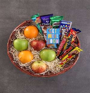 Get Well Fruit and Choc Basket