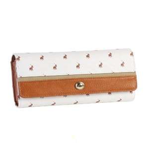 Polo Heritage Trifold Purse White