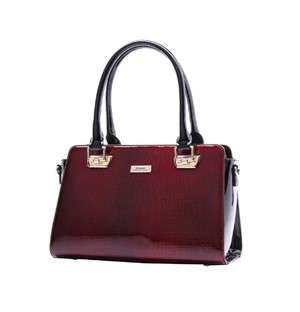 Serenade Cherry Croc Multi Handbag Red