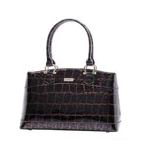 Serenade Leopard Shopper Handbag Bronze