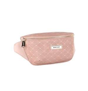 Sissy Boy Printed Denim Crossbody Handbag Pink