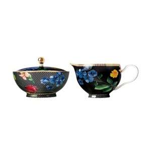 Maxwell and Williams Contessa Tea Time Set Black