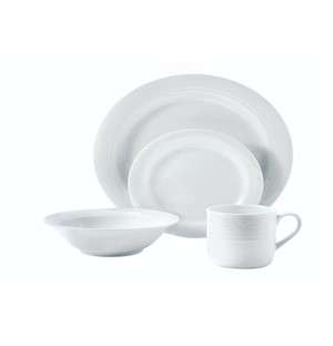 Noritake Arctic White Sixteen Piece Dinner Set
