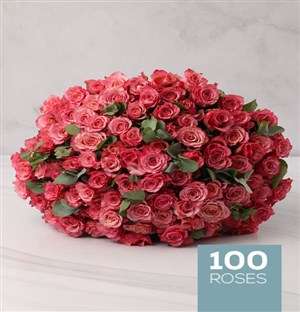 Luscious Pink Rose Bouquet