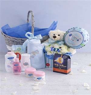 Baby Boy Pamper Hamper Arrangement