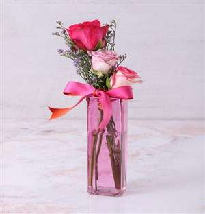Coloured With Love Rose Trio