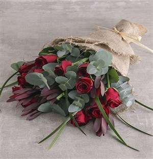 Rustic Red Roses