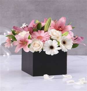Pastel Flowers in a Box