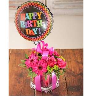 Pretty Pink Flowers in a Vase