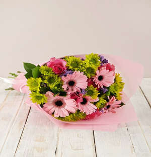 Gerbera and Rose Bouquet